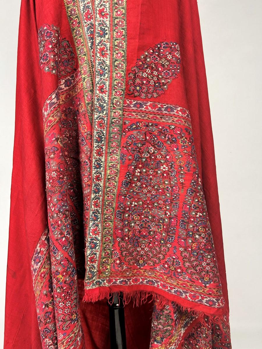 Kani-Schal aus der späten Mogul-Dynastie für den Export - Ostindien-Kompanie Ende 18. im Angebot 8