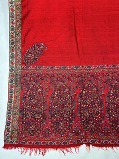 A Late Mughal Dynasty period Kani shawl for export - East India Company Late 18C