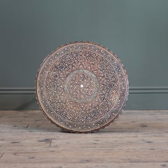 A Late Nineteenth Century Anglo Indian Bone Inlaid Table