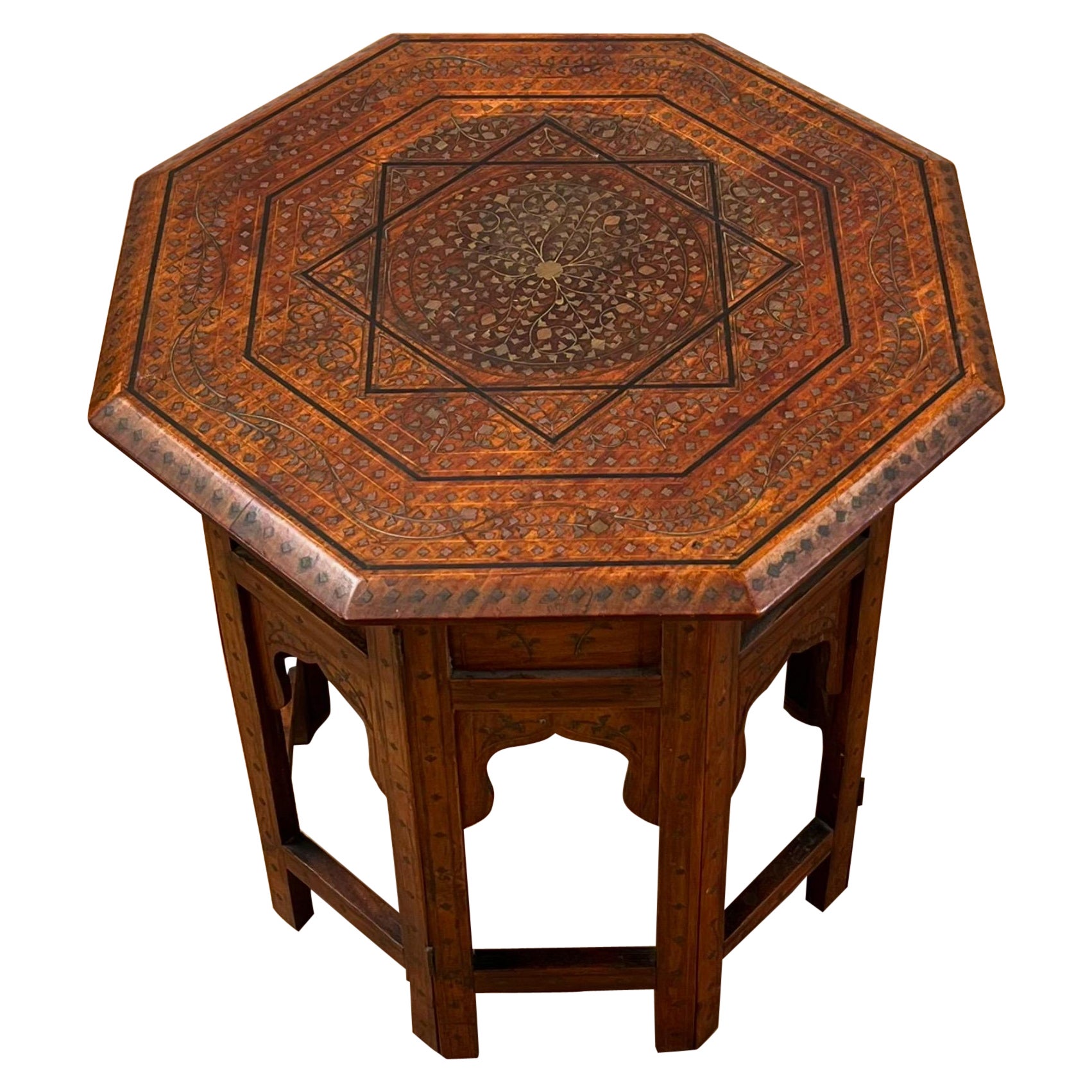 A late nineteenth century Anglo Indian table For Sale