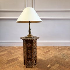 A Late Nineteenth Century Brass Students Lamp