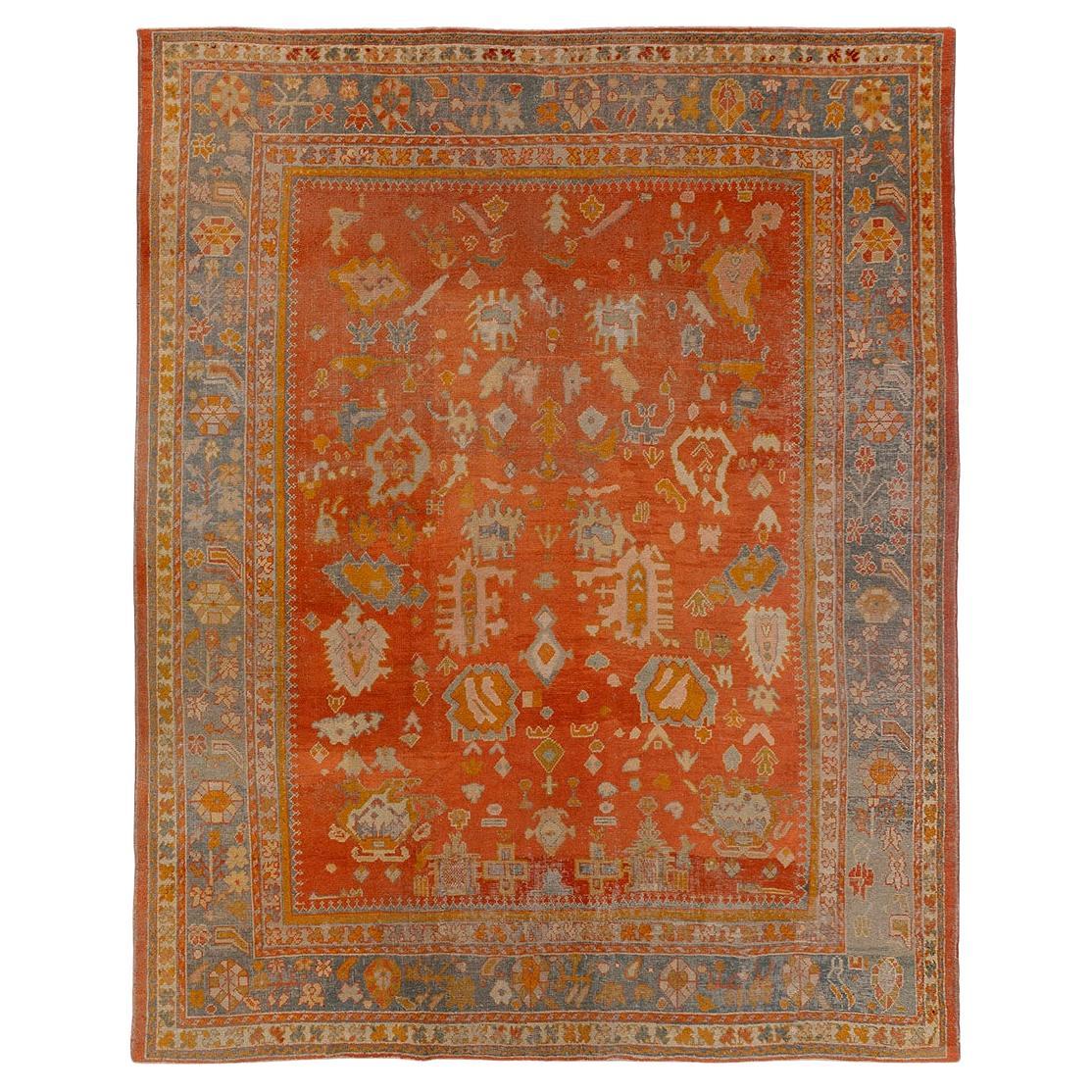 A Late Nineteenth Century Oushak Carpet (5774)