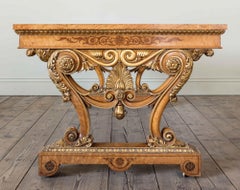A Late Regency Birdseye Maple Table