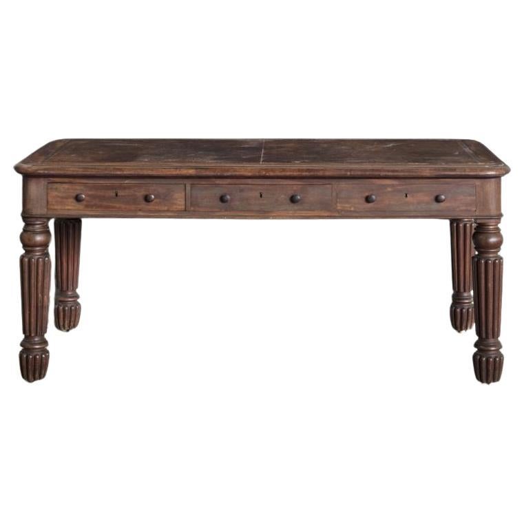 A Late Regency Mahogany Writing Desk