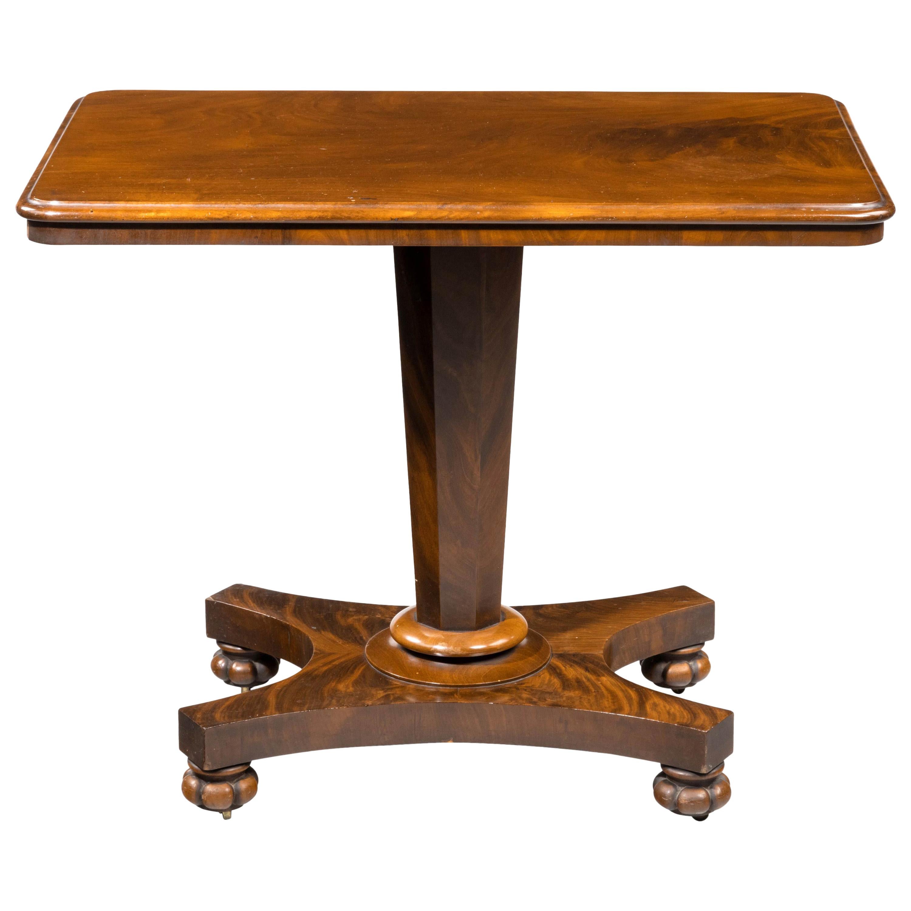 Late Regency Period Centre Standing Occasional Table