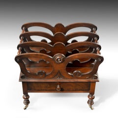 Late Regency Period Mahogany Canterbury
