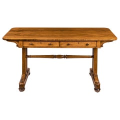 Late Regency Rosewood End Support Table Gillows or Holland and Sons