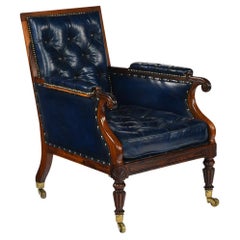 A Fine Rosewood Bergère Armchair Firmly Attributed to Gillows, c.1830