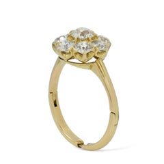 Late-Victorian Diamond Cluster Ring