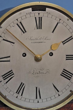 Late Victorian Nautical Striking Bulkhead Clock Incorporating the ‘Dog Watches'