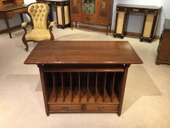 Late Victorian Period Aesthetic Walnut Stand