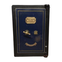 Late Victorian Period Cast Iron Safe Made by Thomas Hudson of Manchester