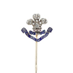 Ein spätviktorianischer Rroyal Welch Fusiliers Stick Pin