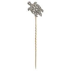 Late Victorian Turtle Stick-Pin