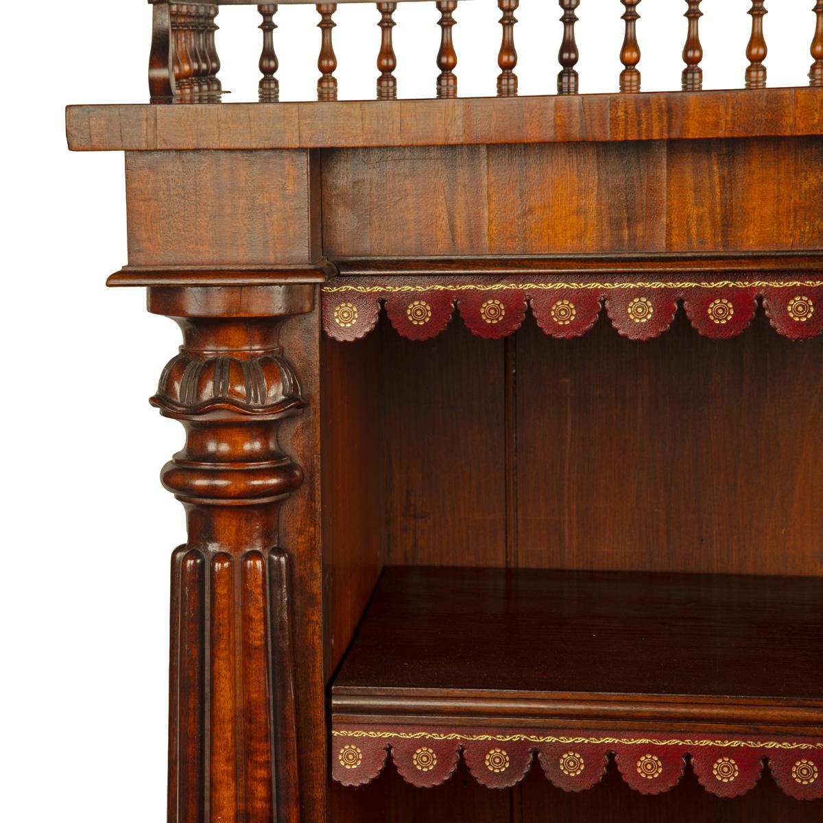 Una libreria a giorno in legno di palissandro della fine di William IV, di Gillows in vendita 3