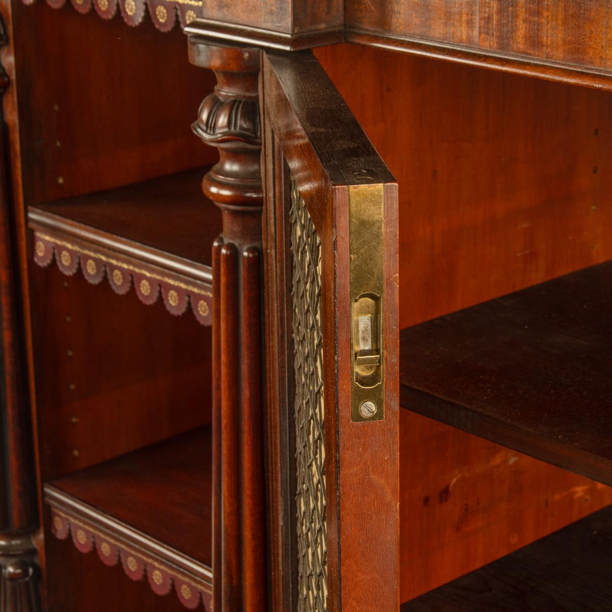 Una libreria a giorno in legno di palissandro della fine di William IV, di Gillows in vendita 4