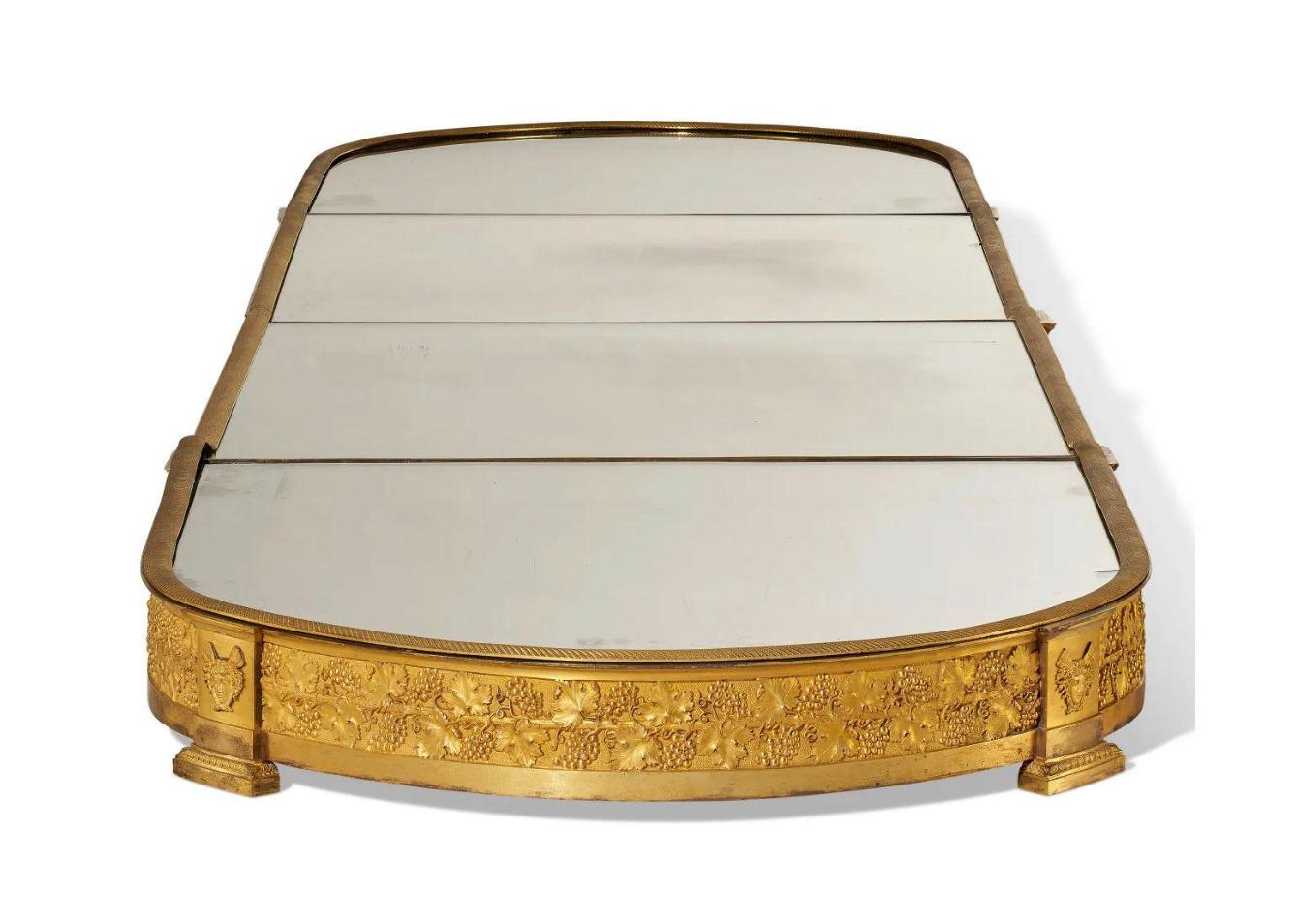 Mirror A Lavish French Empire Ormolu Surtout De Table, C. 1815, Attributed to Thomire For Sale