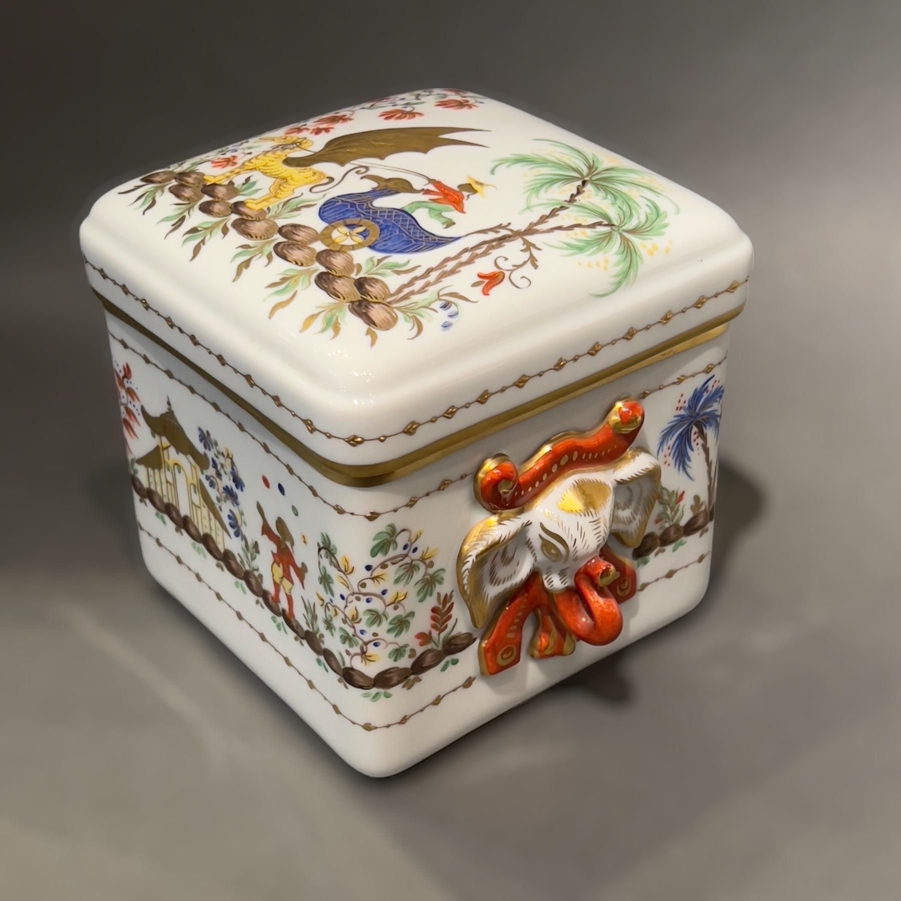 European Le Tallec Boxe in the Cirque Chinois Pattern, France, 20th Century
