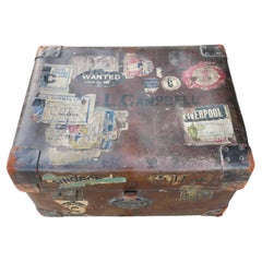 A Leather Bound “Osilite” Trunk Suit Case by H J Cave & Sons