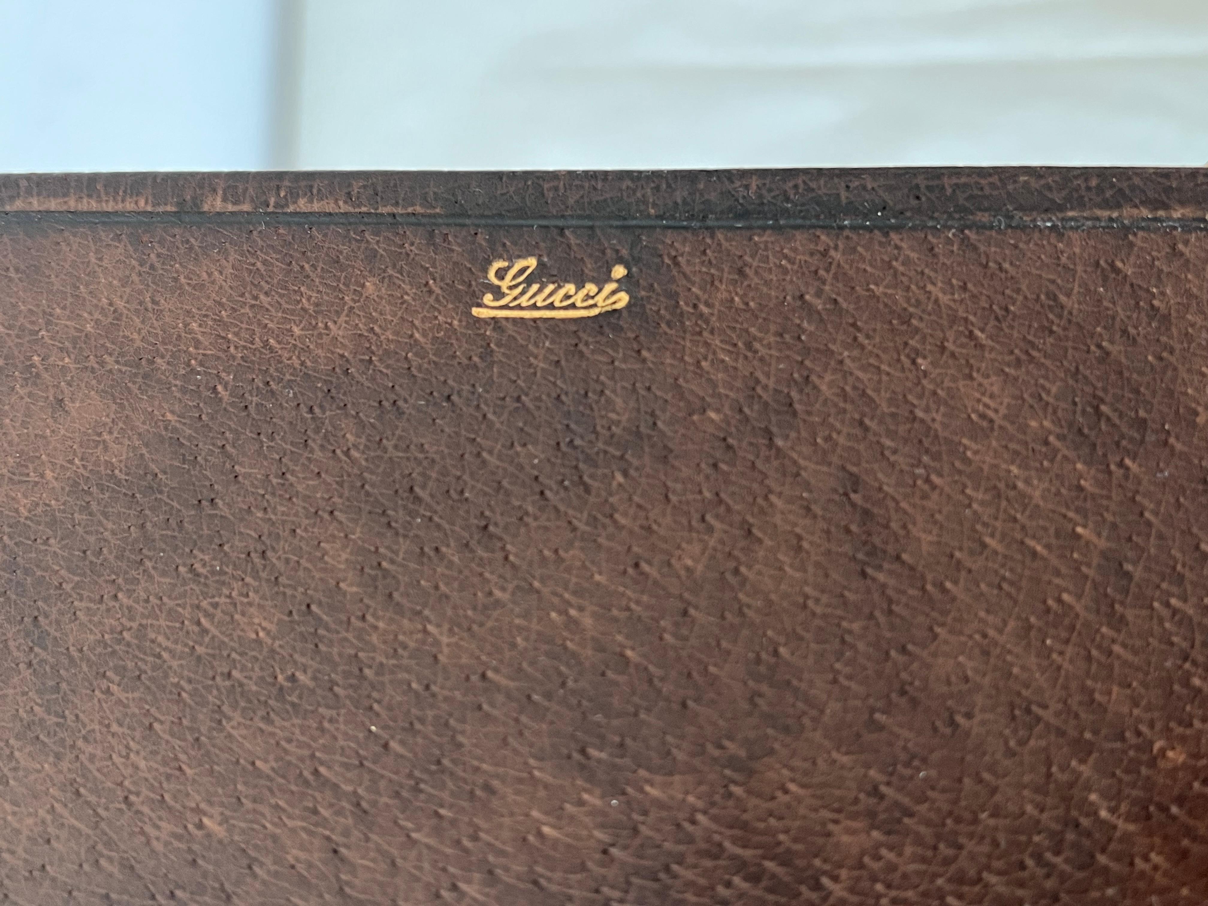 Un portagioie in pelle di Gucci Horsebit del 1980 ca. in vendita 2