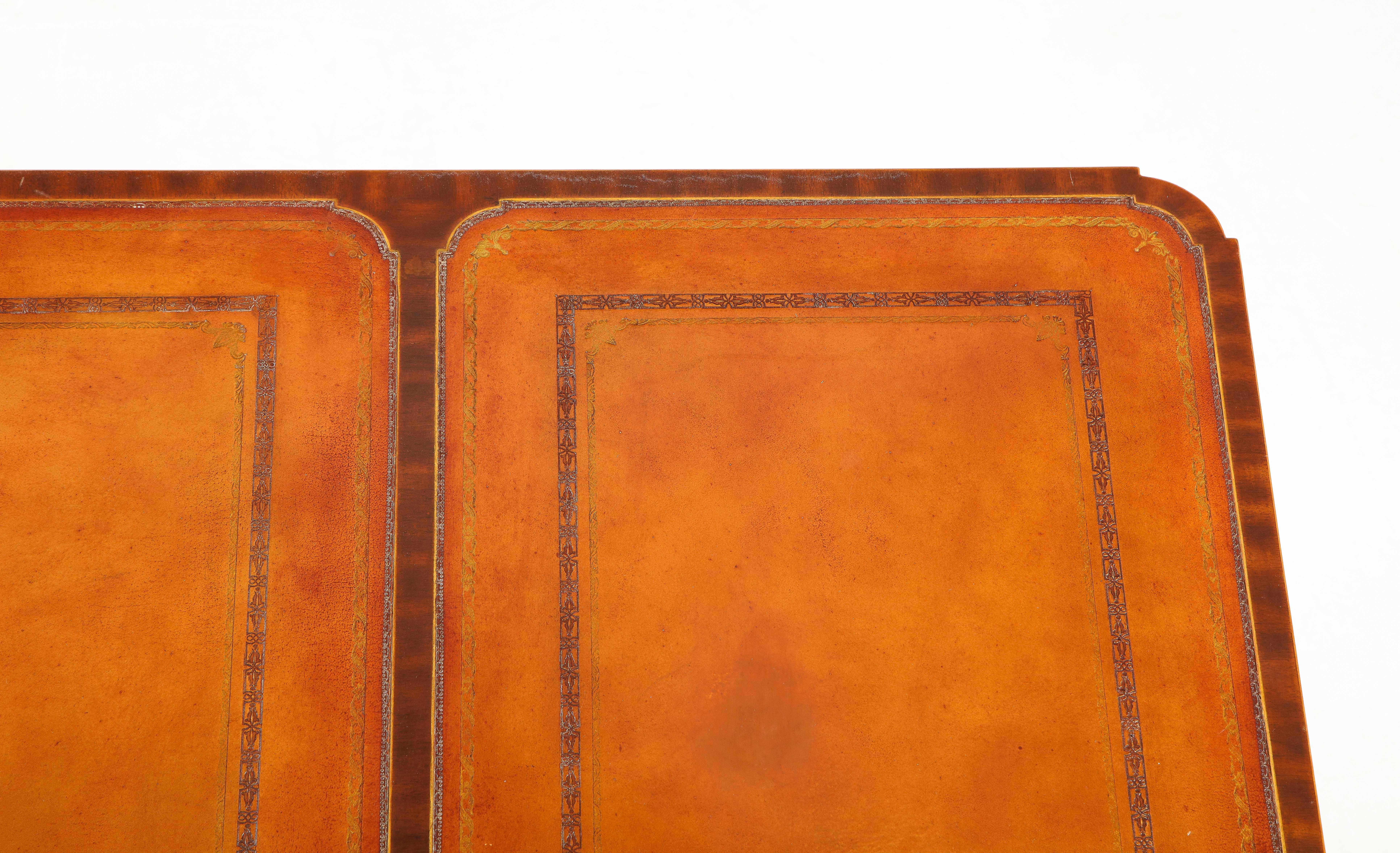 Leather Top Mahogany Desk 14