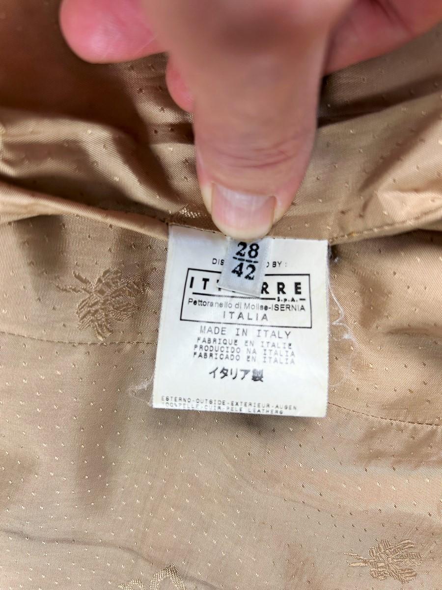 A leather trench coat by Dolce Gabbana - Italy Circa 1995-2000 For Sale 10