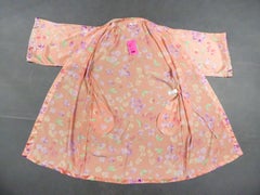 A Léonard Japanese-inspired Interior Robe in Printed Silk Satin Circa 2006