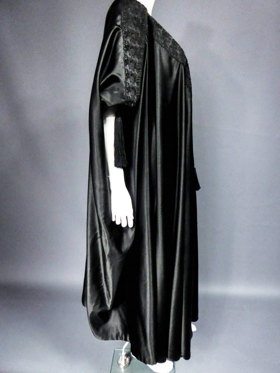 A Liberty and Co Evening Embroidered Satin Cape Circa 1920 4