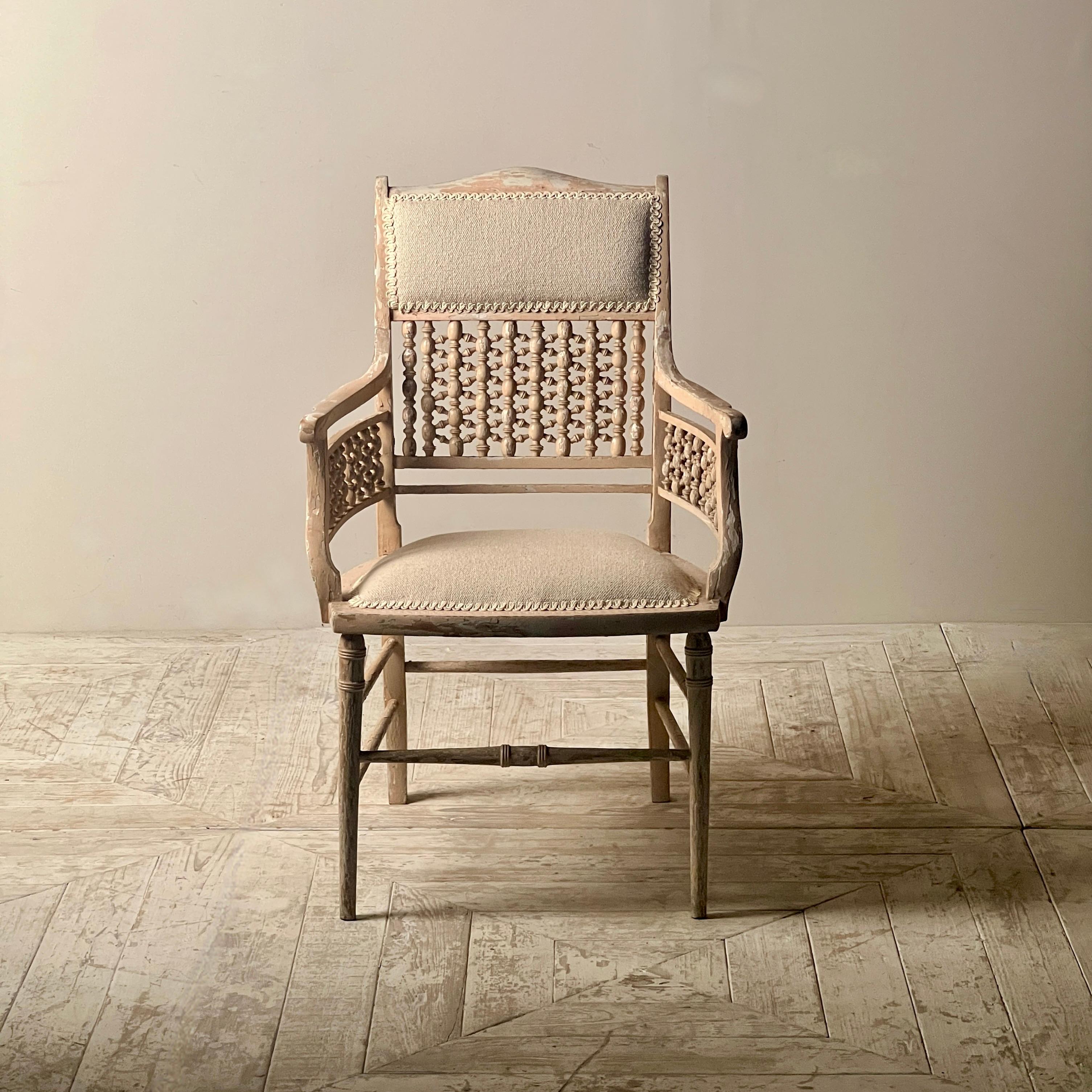 English A Liberty & Co. Moorish Arts And Crafts Armchair