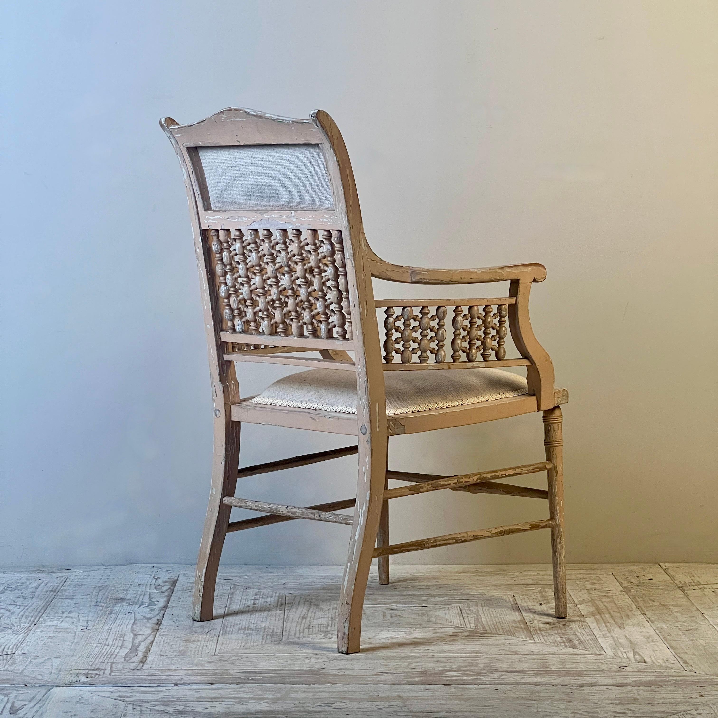 A Liberty & Co. Moorish Arts And Crafts Armchair In Good Condition In London, GB