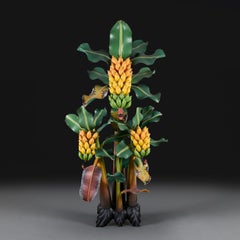 A Life Size Botanical Model of a Banana Tree