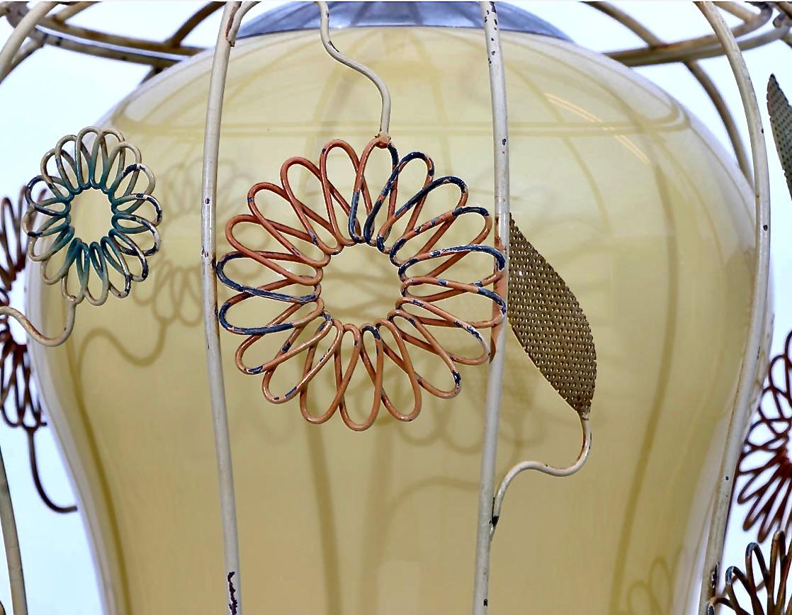 A lighting pendant attributed to Gunnar Eklöf. In Good Condition For Sale In Long Island City, NY