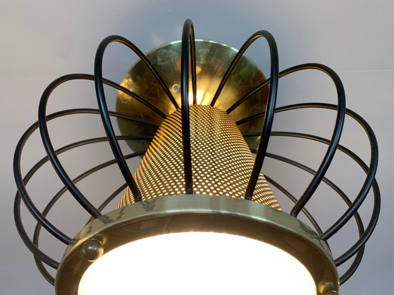 Lightolier Pendant Chandelier For Sale at 1stDibs