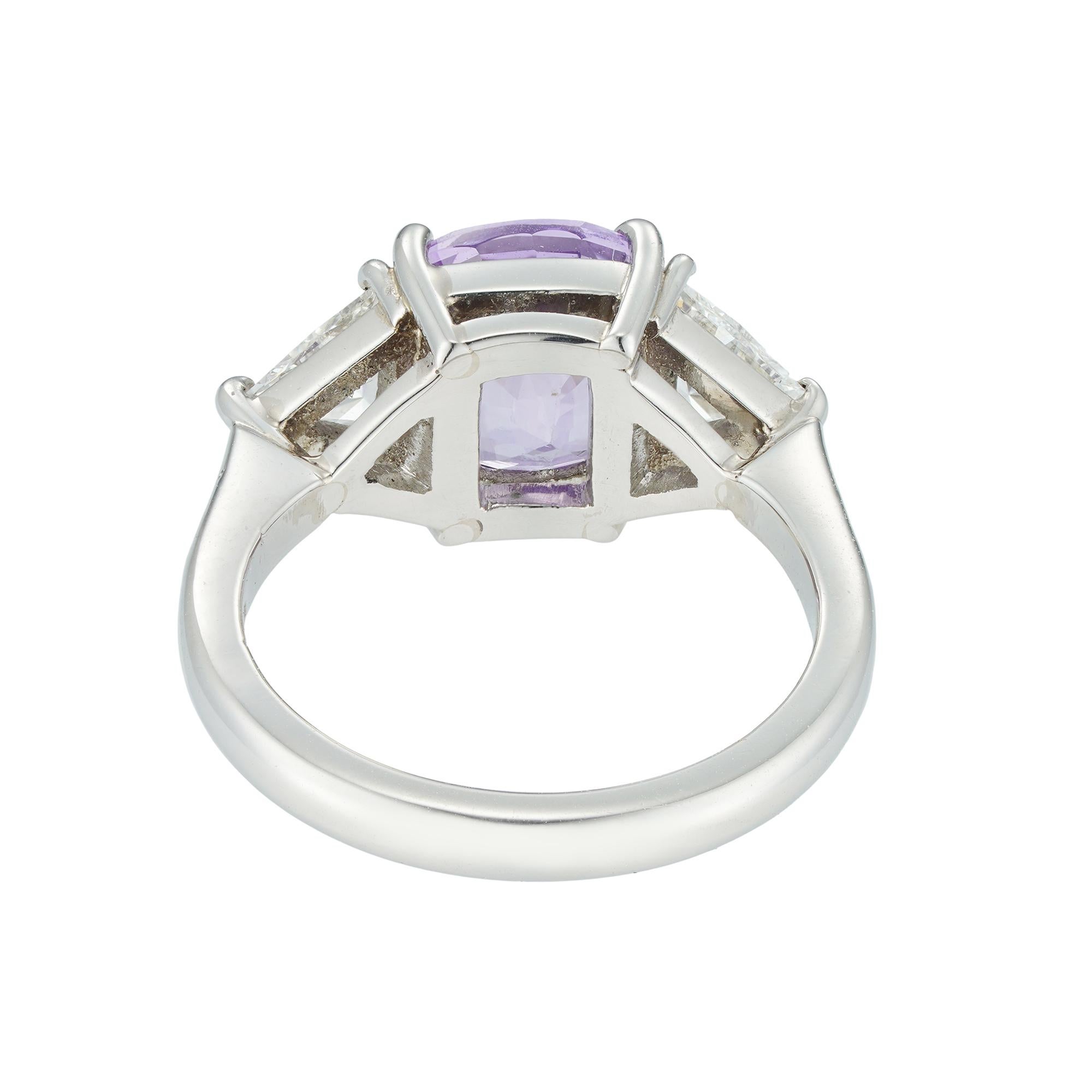 lilac diamond ring