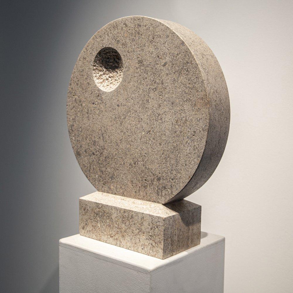 Limestone Minimalist Post-Modern Sculpture, England C1980 4