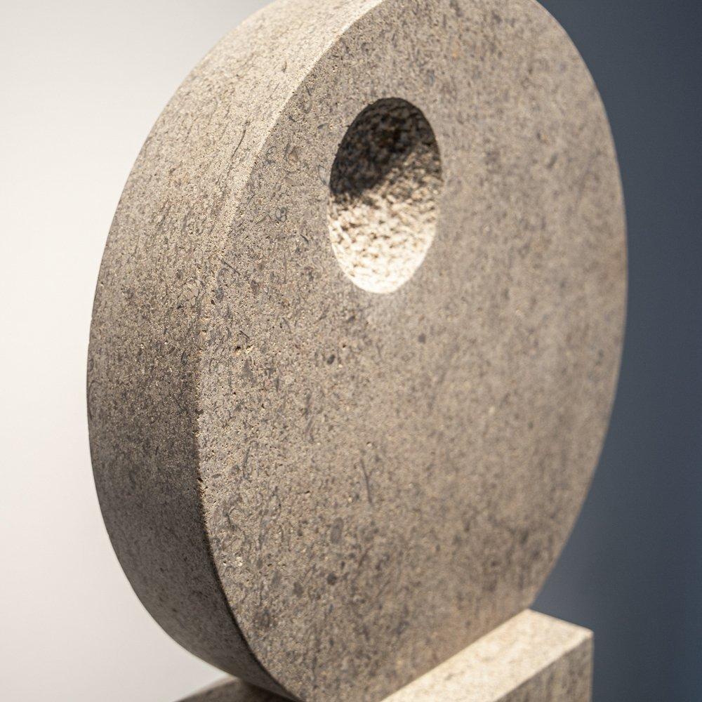 Limestone Minimalist Post-Modern Sculpture, England C1980 1