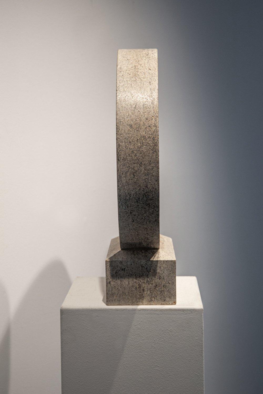 Limestone Minimalist Post-Modern Sculpture, England C1980 2