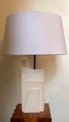 Limestone Table Lamp, France, 1980s
