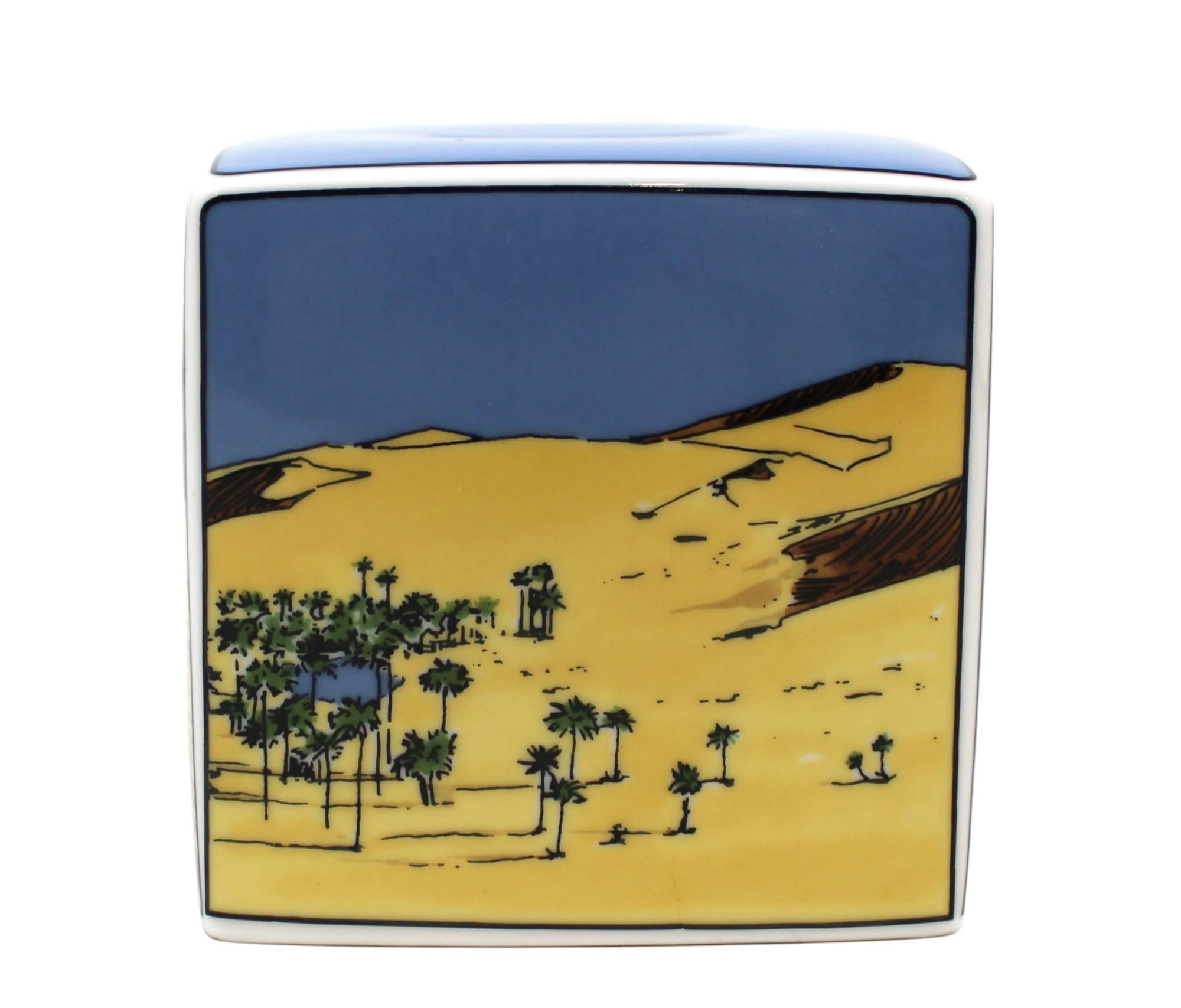 Boîte de Tzedakah en porcelaine de la JNF, édition limitée, par Tiffany Excellent état - En vente à New York, NY