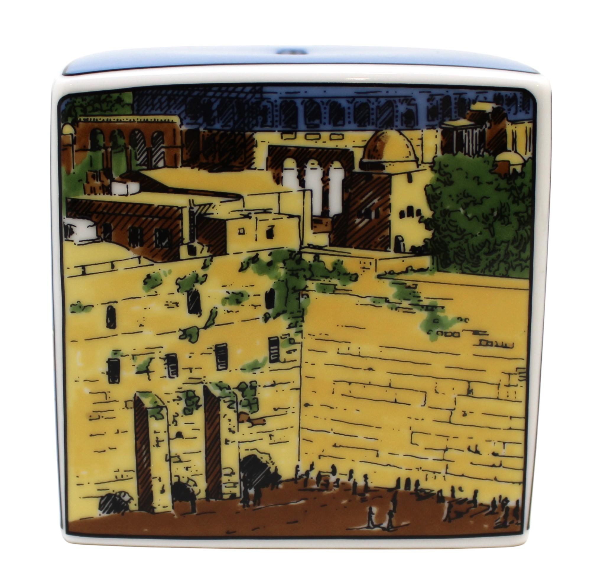 20ième siècle Boîte de Tzedakah en porcelaine de la JNF, édition limitée, par Tiffany en vente