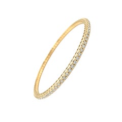 A Link Collection Classic Stretchy Diamantarmband 2,61ct in 18k Gold