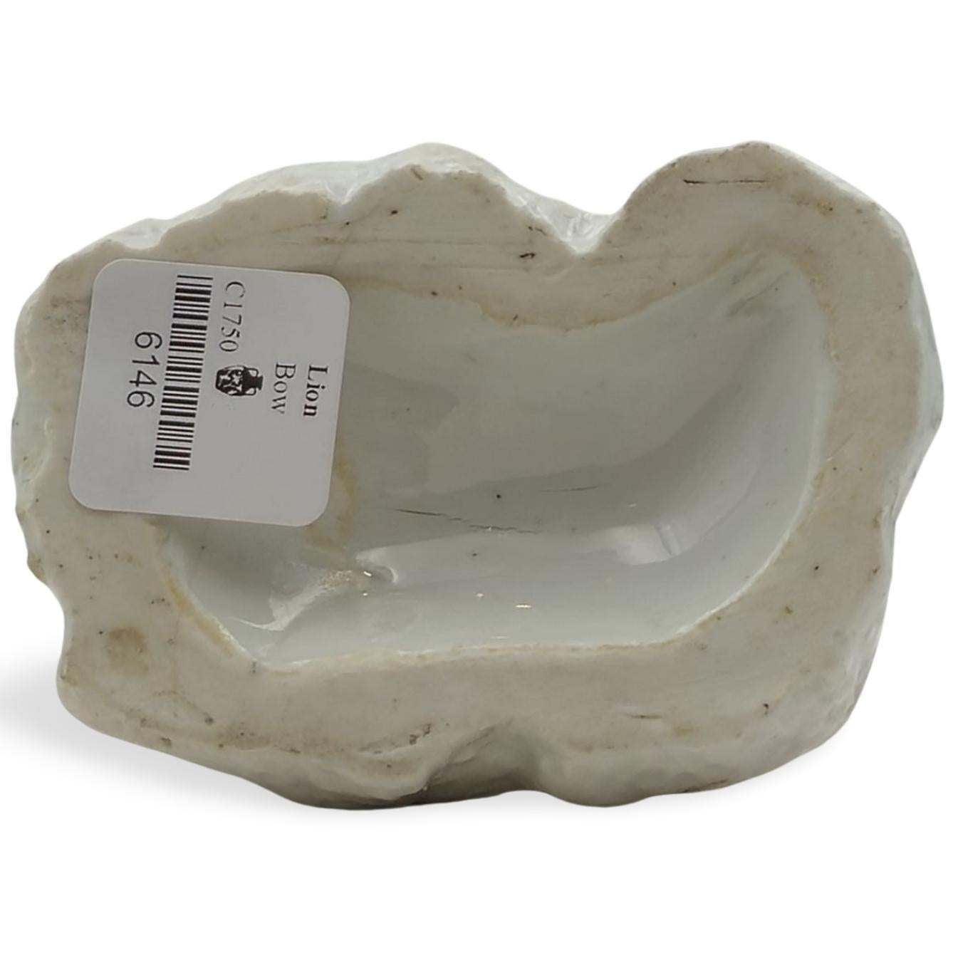 Leone passante, fabbrica di Bow Porcelain, 1750 ca. in vendita 2