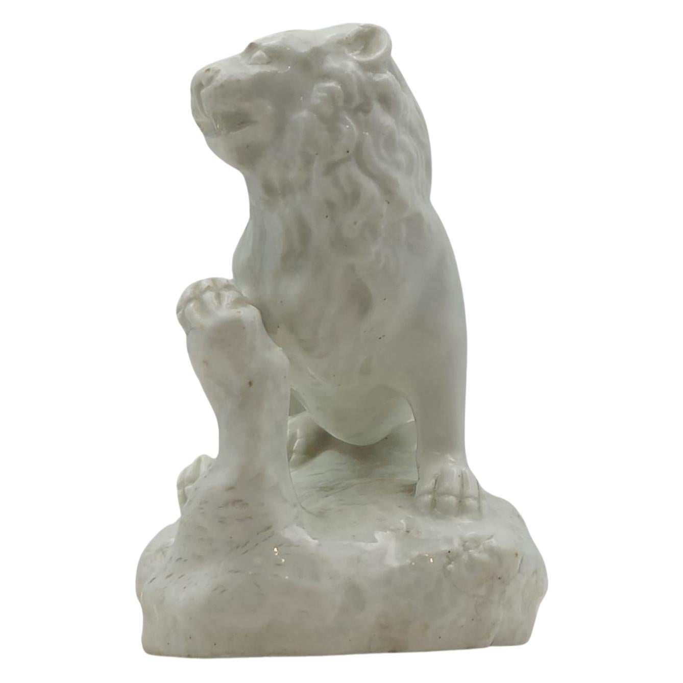 Inglese Leone passante, fabbrica di Bow Porcelain, 1750 ca. in vendita
