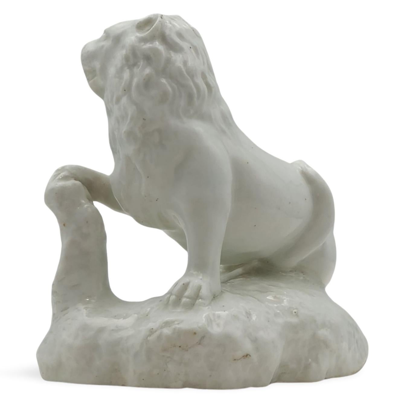 Stampato Leone passante, fabbrica di Bow Porcelain, 1750 ca. in vendita