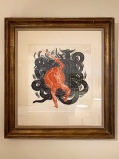 Lithograph by Marc Saint-saëns