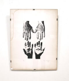 A lithograph by Véra Székély( 1919-1994 ). France 1977