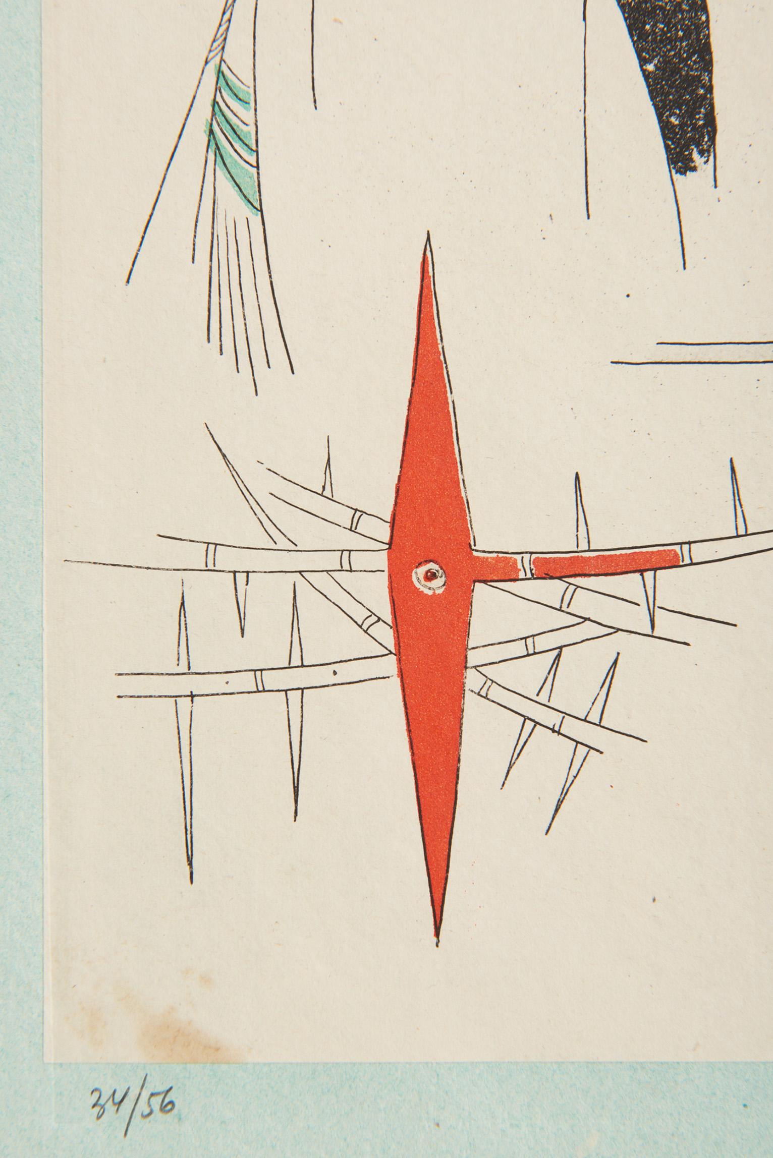 Paper Lithograph by Wilfredo Lam