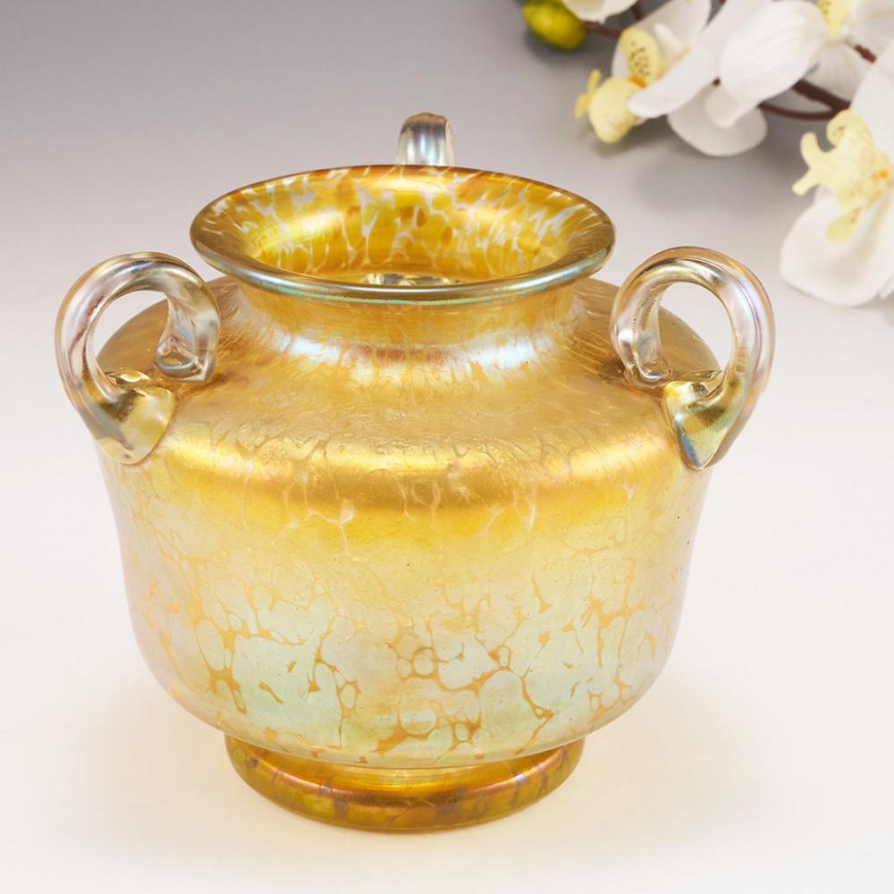 A Loetz Witwe Candia Papillon Vase, c1900 1