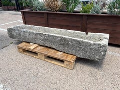 A Long 18th Century Carved Limestone Trough from the South of France