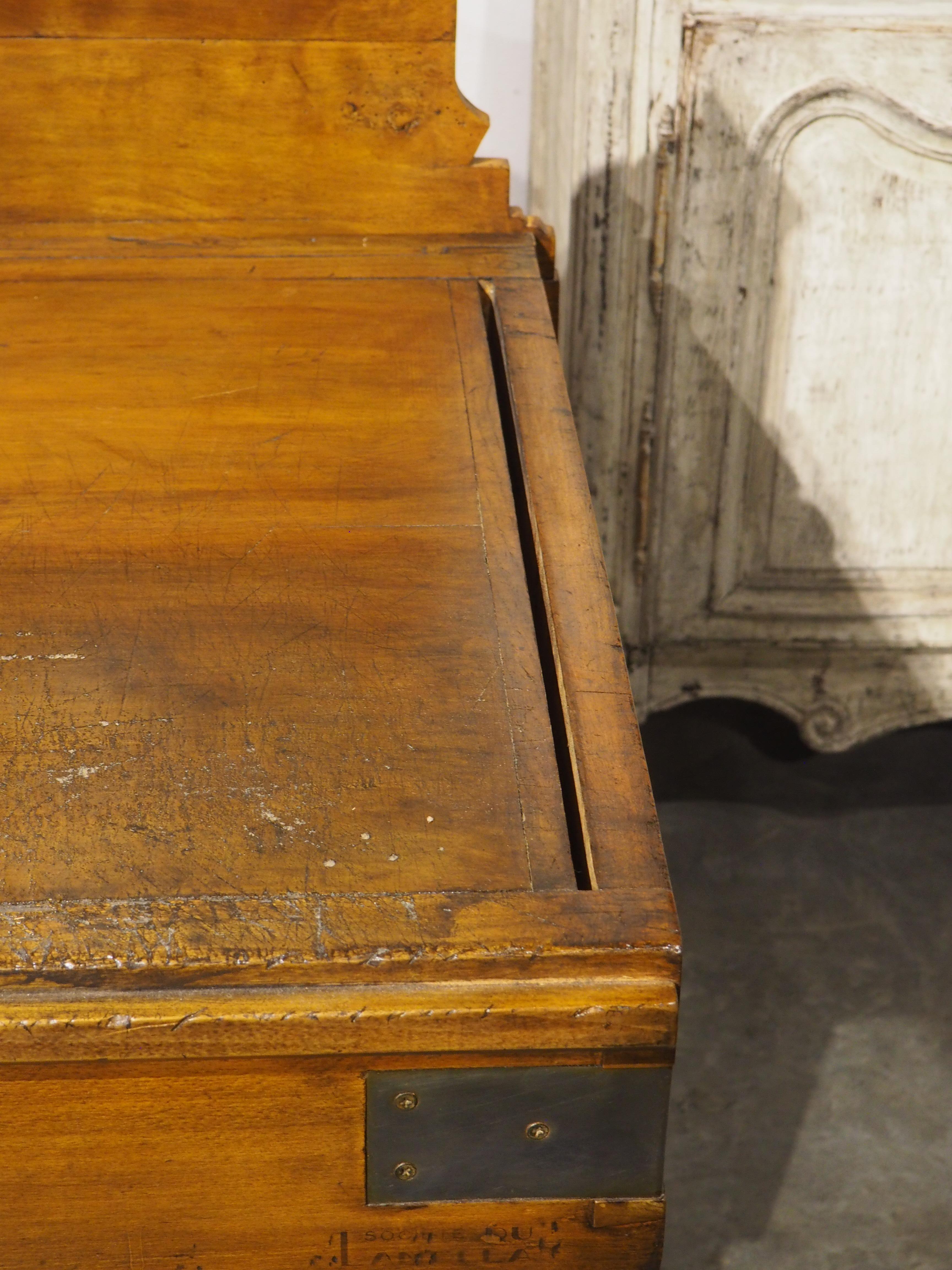 A Long Antique French Double Butcher Block Table, Billot de Boucher, Circa 1900 For Sale 8